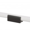 Tabouret de bar design blanc en plastique et métal Monaco