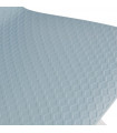 Tabouret de bar design bleu en plastique et métal Monaco