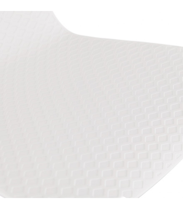 Tabouret de bar design blanc en plastique et métal Monaco Mini