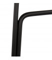Tabouret de bar design noir en plastique et métal Monaco Mini