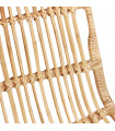 Tabouret de bar design naturel en bois et métal Giamatti