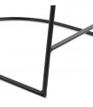 Tabouret de bar design naturel en bois et métal Jak Mini