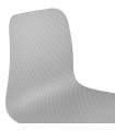 Chaise design gris en plastique et métal Amalfi