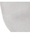 Chaise design gris clair en tissu et métal Meteora