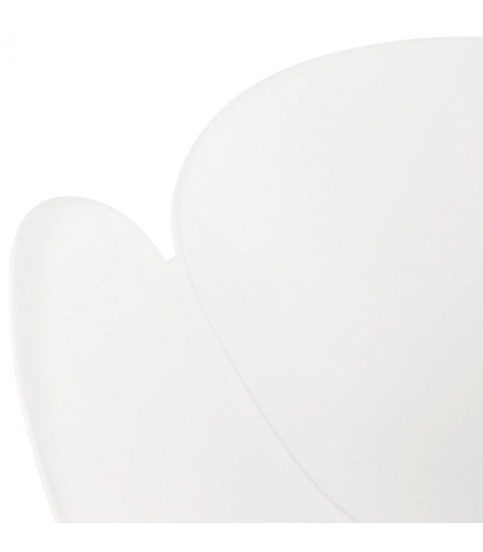 Fauteuil design blanc en plastique Firenz
