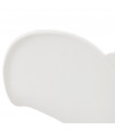 Fauteuil design blanc en plastique Firenz