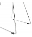 Fauteuil design gris foncé en tissu Ortona
