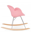 Fauteuil design rose en plastique Firenz