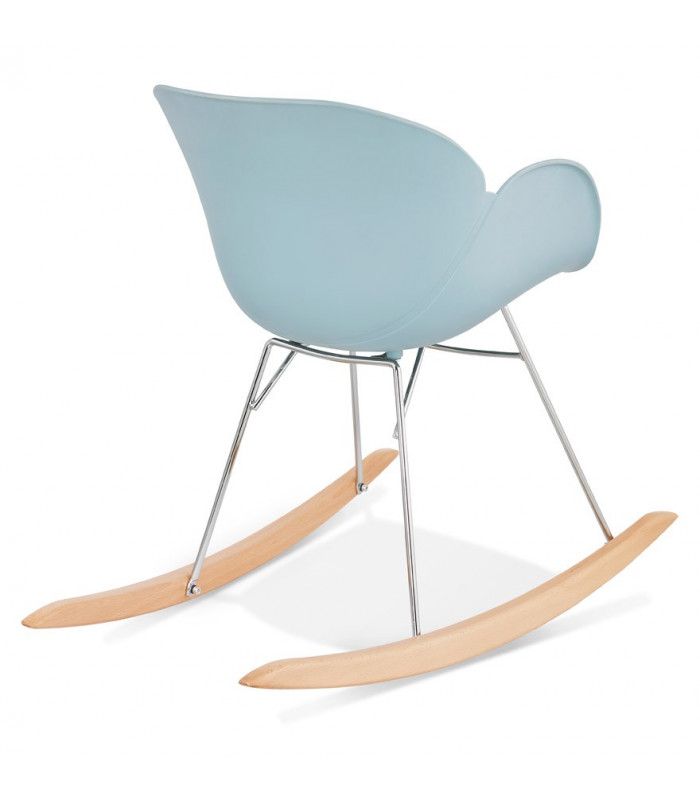 Fauteuil design bleu en plastique Firenz