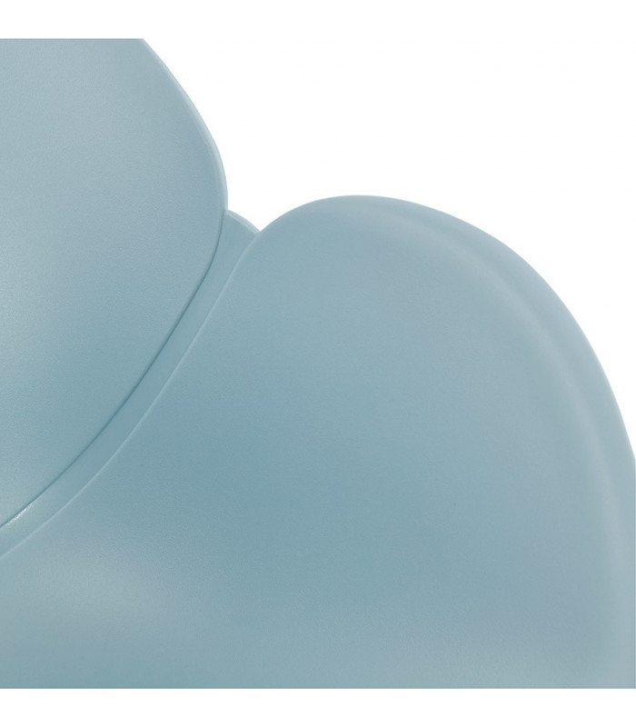 Fauteuil design bleu en plastique Firenz