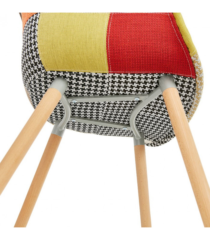 Fauteuil design en tissu Glimpse