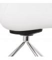 Fauteuil design blanc en plastique Malia