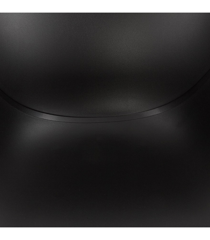 Fauteuil design noir en plastique Malia