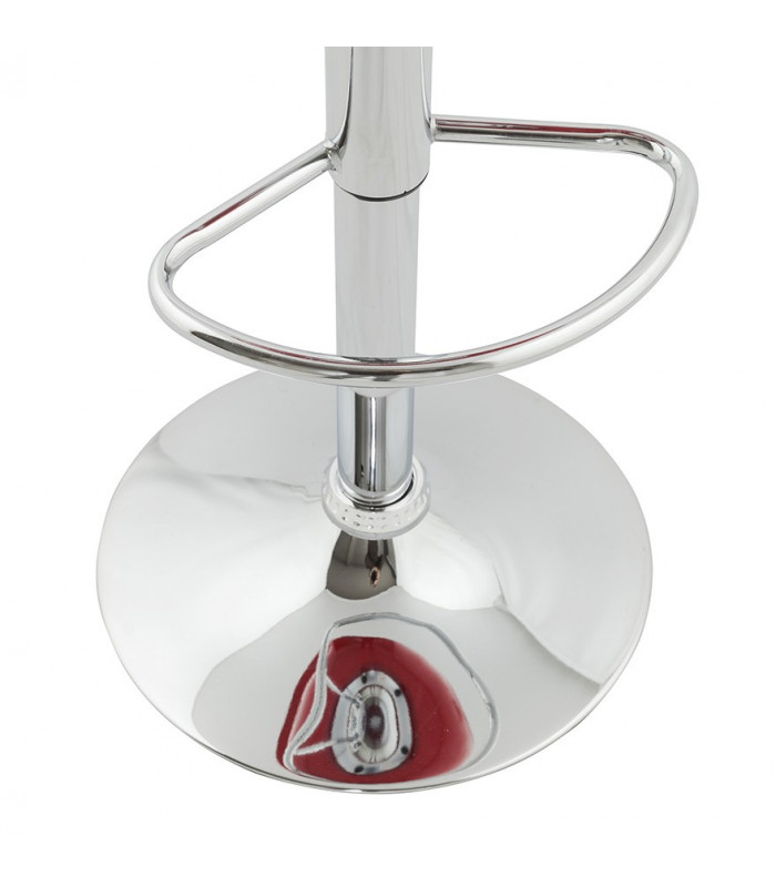 Tabouret de bar design rouge en plastique Plasma