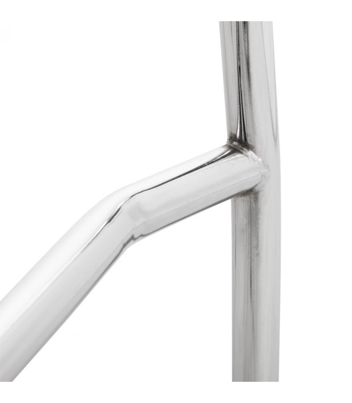 Tabouret de bar design blanc en bois Broco