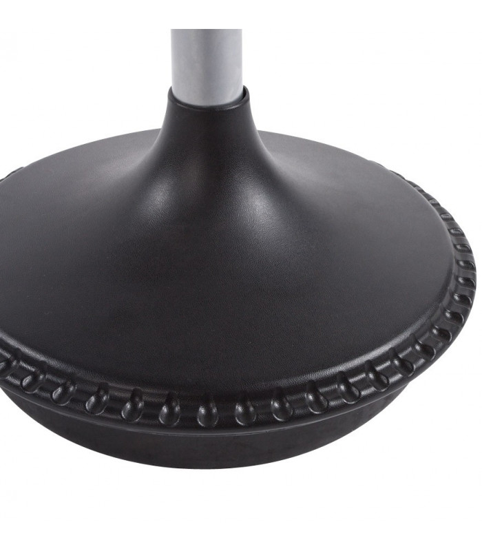 Tabouret de bar design rouge en tissu et plastique Aherne