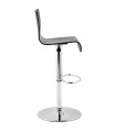 Tabouret de bar design noir en bois Marlow