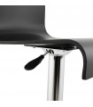 Tabouret de bar design noir en bois Marlow