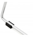 Tabouret de bar design noir en plastique Livia