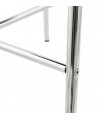 Tabouret de bar design gris en tissu Odyssey