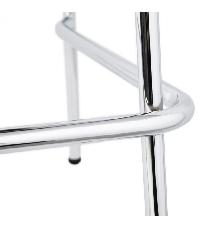 Tabouret de bar design zebré en bois Broco