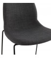 Tabouret de bar design gris foncé en tissu Burbidge