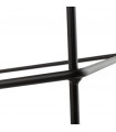 Tabouret de bar design gris foncé en tissu Burbidge