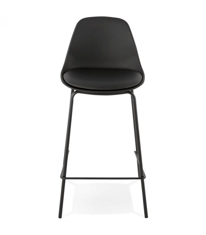 Tabouret de bar design noir en plastique Confetti Mini