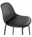 Tabouret de bar design noir en plastique Confetti Mini