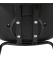 Tabouret de bar design noir en plastique Confetti Mini