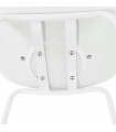 Tabouret de bar design blanc en plastique Confetti