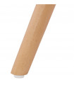 Tabouret de bar design noir en plastique Alassio