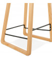 Tabouret de bar design rose en plastique Allegra