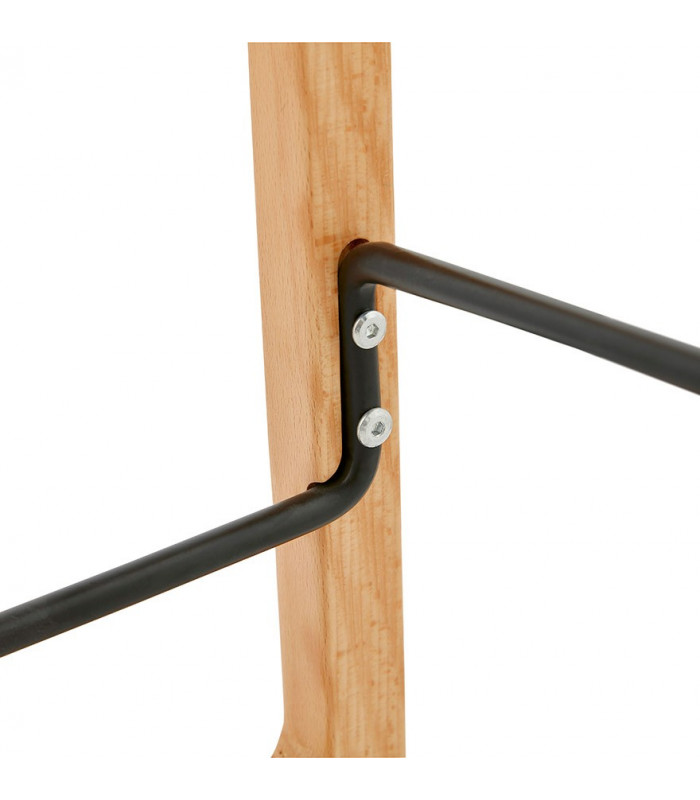 Tabouret de bar design rose en plastique Allegra