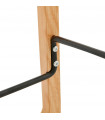 Tabouret de bar design rose en plastique Allegra