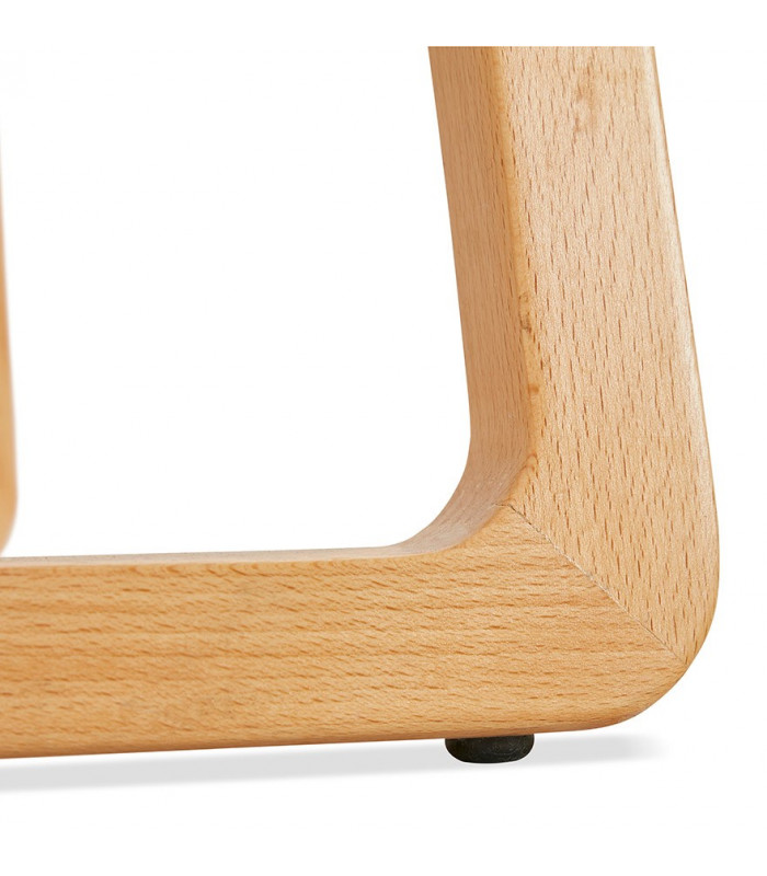 Tabouret de bar design gris en plastique Allegra