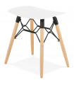 Tabouret de bar design blanc en plastique Epalle