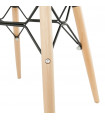 Tabouret de bar design blanc en plastique Epalle