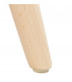 Tabouret de bar design blanc en plastique Epalle