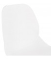 Tabouret de bar design blanc en plastique Harewood Mini