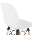 Tabouret de bar design blanc en plastique Harewood Mini