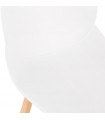Tabouret de bar design blanc en plastique Harewood Mini