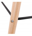 Tabouret de bar design blanc en plastique Harewood Mini