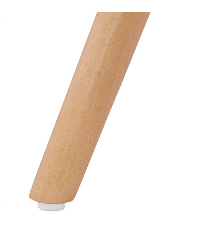 Tabouret de bar design noir en plastique Alassio Mini