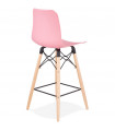 Tabouret de bar design rose en plastique Canning Mini