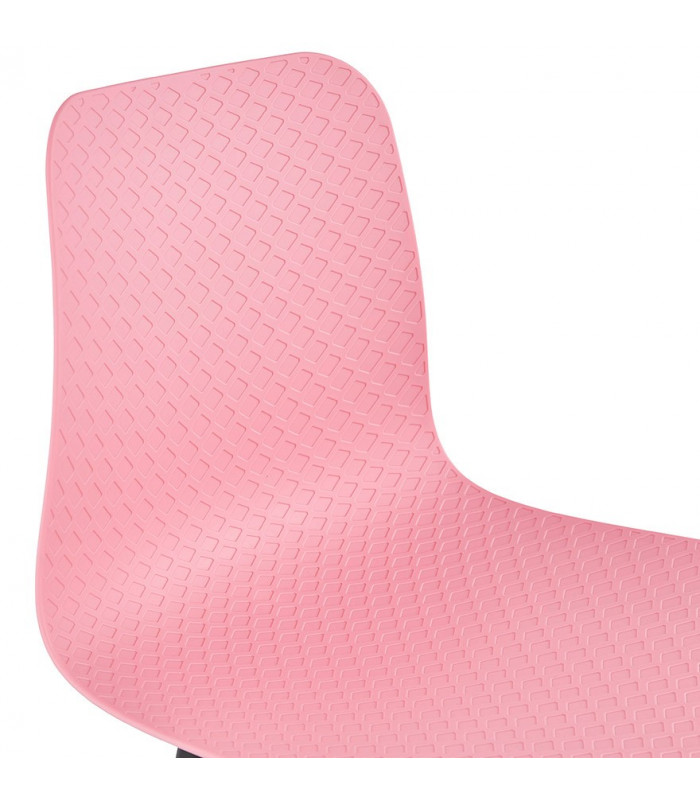 Tabouret de bar design rose en plastique Canning Mini
