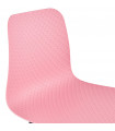 Tabouret de bar design rose en plastique Canning Mini