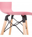 Tabouret de bar design rose en plastique Canning Mini