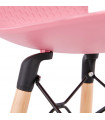 Tabouret de bar design rose en plastique Canning Mini