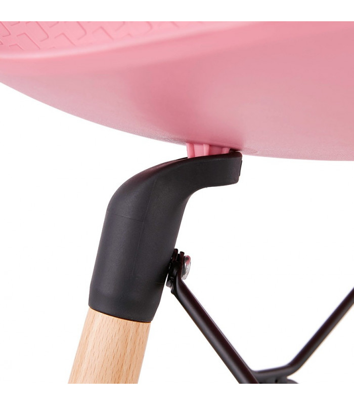 Tabouret de bar design rose en plastique Canning Mini